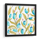 Azulejos Florales De Abbey Vi - June Erica Vess | Cuadro decorativo de Canvas Lab