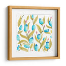 Azulejos Florales De Abbey Vi - June Erica Vess | Cuadro decorativo de Canvas Lab