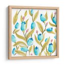 Azulejos Florales De Abbey Vi - June Erica Vess | Cuadro decorativo de Canvas Lab