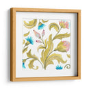 Azulejos Florales De La Abadía Ix - June Erica Vess | Cuadro decorativo de Canvas Lab