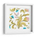 Azulejos Florales De La Abadía Ix - June Erica Vess | Cuadro decorativo de Canvas Lab