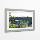 Plantas y montaña - Rodrigo Zabal | Cuadro decorativo de Canvas Lab