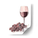 Acuarela Vino I - Jennifer Paxton Parker | Cuadro decorativo de Canvas Lab