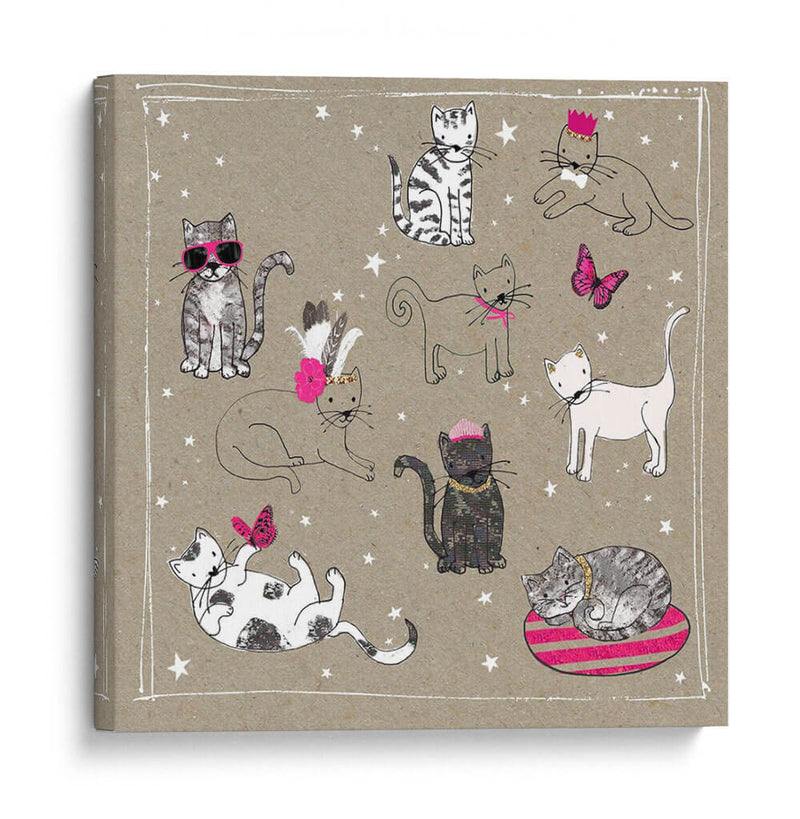 Fancypants Cats Iv - Hammond Gower | Cuadro decorativo de Canvas Lab