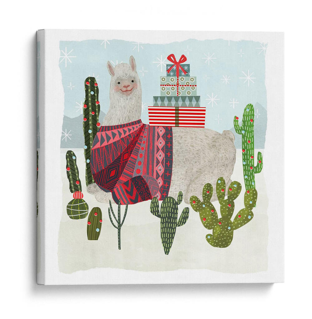 Llama De Vacaciones Iv - Victoria Borges | Cuadro decorativo de Canvas Lab