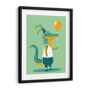 El cocodrilo con globo - Najesi | Cuadro decorativo de Canvas Lab