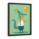 El cocodrilo con globo - Najesi | Cuadro decorativo de Canvas Lab