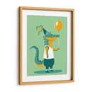 El cocodrilo con globo - Najesi | Cuadro decorativo de Canvas Lab
