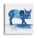 Cobalt Farm Animals Ii - Grace Popp | Cuadro decorativo de Canvas Lab