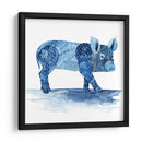 Cobalt Farm Animals Ii - Grace Popp | Cuadro decorativo de Canvas Lab
