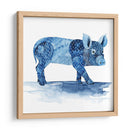 Cobalt Farm Animals Ii - Grace Popp | Cuadro decorativo de Canvas Lab