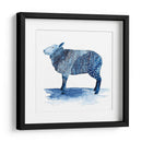 Cobalt Farm Animals Iii - Grace Popp | Cuadro decorativo de Canvas Lab