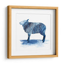 Cobalt Farm Animals Iii - Grace Popp | Cuadro decorativo de Canvas Lab