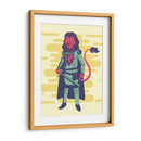 El león caballero - Najesi | Cuadro decorativo de Canvas Lab