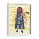 El león caballero - Najesi | Cuadro decorativo de Canvas Lab