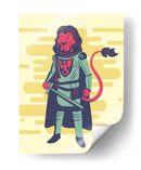 El león caballero - Najesi | Cuadro decorativo de Canvas Lab