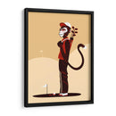 El mono golfista - Najesi | Cuadro decorativo de Canvas Lab