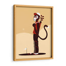 El mono golfista - Najesi | Cuadro decorativo de Canvas Lab