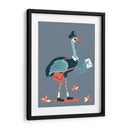 El ñandú cartero - Najesi | Cuadro decorativo de Canvas Lab