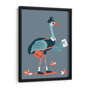 El ñandú cartero - Najesi | Cuadro decorativo de Canvas Lab