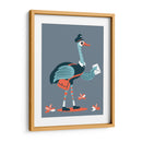 El ñandú cartero - Najesi | Cuadro decorativo de Canvas Lab