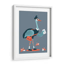 El ñandú cartero - Najesi | Cuadro decorativo de Canvas Lab