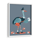 El ñandú cartero - Najesi | Cuadro decorativo de Canvas Lab
