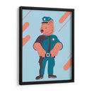 El wombat policía - Najesi | Cuadro decorativo de Canvas Lab