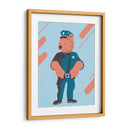 El wombat policía - Najesi | Cuadro decorativo de Canvas Lab