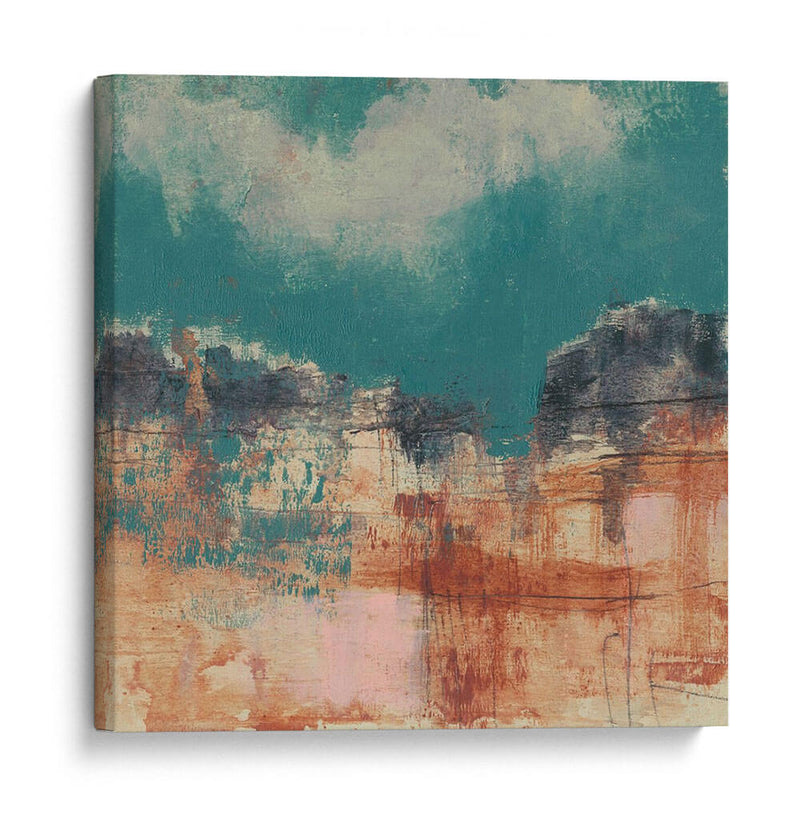 Cielo Teal I - Jennifer Goldberger | Cuadro decorativo de Canvas Lab