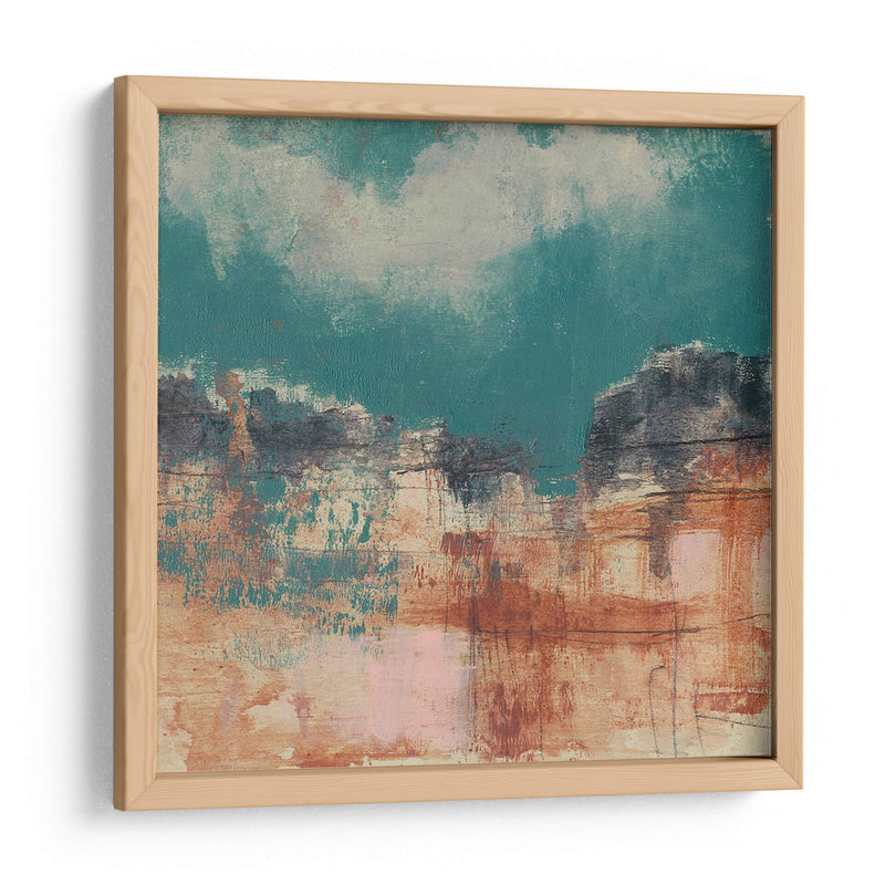 Cielo Teal I - Jennifer Goldberger | Cuadro decorativo de Canvas Lab