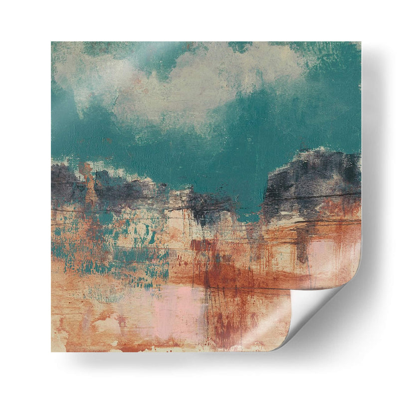 Cielo Teal I - Jennifer Goldberger | Cuadro decorativo de Canvas Lab