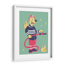 El xolo bombero - Najesi | Cuadro decorativo de Canvas Lab