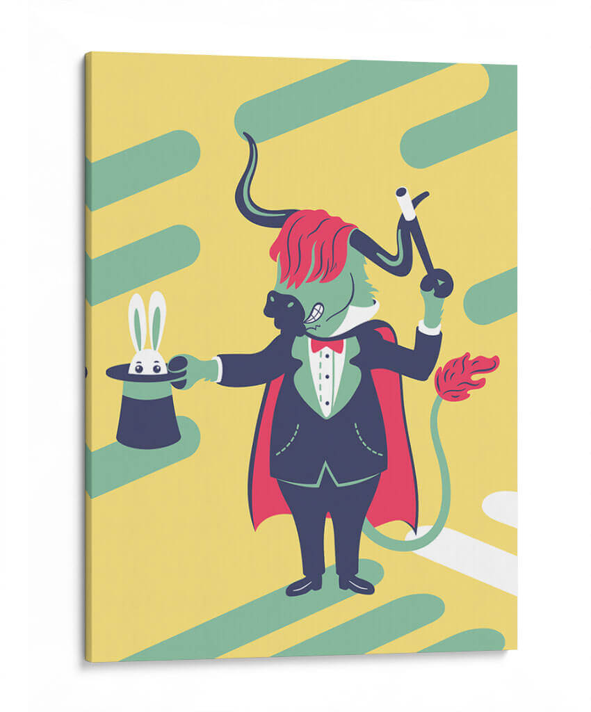El yak ilusionista - Najesi | Cuadro decorativo de Canvas Lab