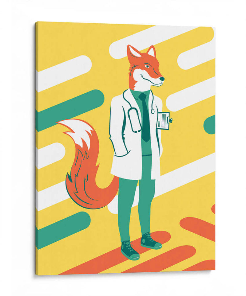 El zorro doctor - Najesi | Cuadro decorativo de Canvas Lab