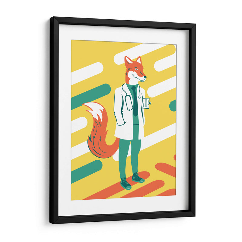 El zorro doctor - Najesi | Cuadro decorativo de Canvas Lab