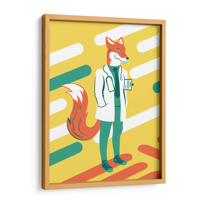 El zorro doctor - Najesi | Cuadro decorativo de Canvas Lab