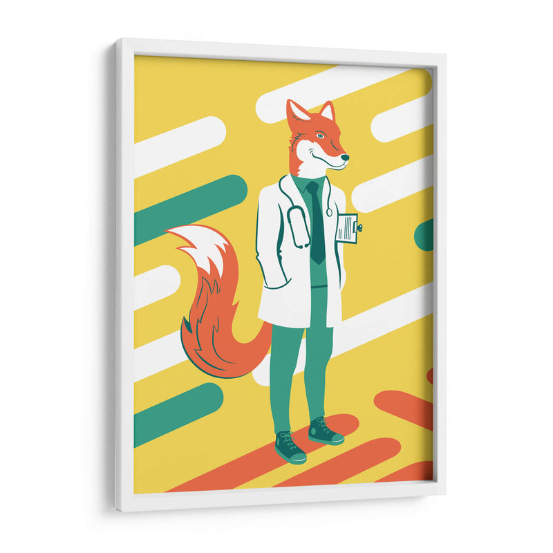 El zorro doctor - Najesi | Cuadro decorativo de Canvas Lab