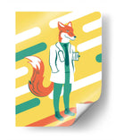 El zorro doctor - Najesi | Cuadro decorativo de Canvas Lab