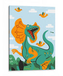HOLA, NIÑO, DICE EL DILOPHOSAURUS - Najesi | Cuadro decorativo de Canvas Lab