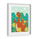 HOLA, NIÑO, DICE EL ESTEGOSAURIO - Najesi | Cuadro decorativo de Canvas Lab