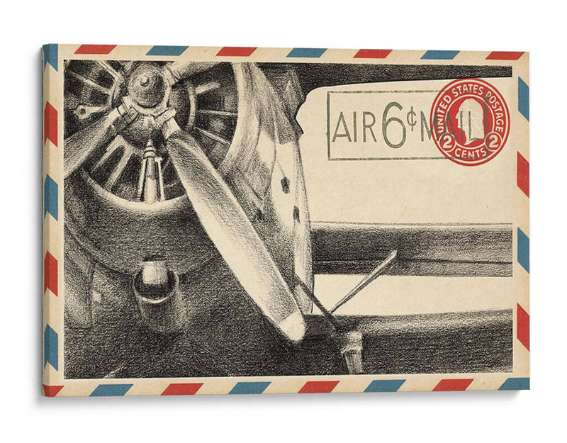 Vintage Airmail Ii - Ethan Harper | Cuadro decorativo de Canvas Lab