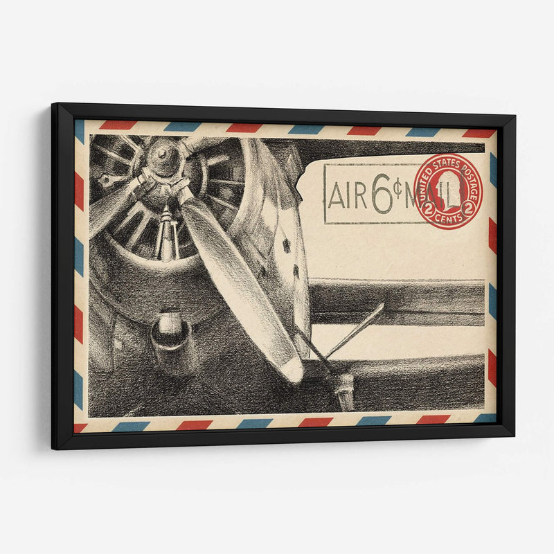 Vintage Airmail Ii - Ethan Harper | Cuadro decorativo de Canvas Lab