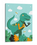 HOLA, NIÑO, DICE EL VELOCIRAPTOR - Najesi | Cuadro decorativo de Canvas Lab