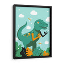 HOLA, NIÑO, DICE EL VELOCIRAPTOR - Najesi | Cuadro decorativo de Canvas Lab