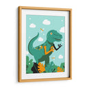 HOLA, NIÑO, DICE EL VELOCIRAPTOR - Najesi | Cuadro decorativo de Canvas Lab