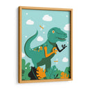 HOLA, NIÑO, DICE EL VELOCIRAPTOR - Najesi | Cuadro decorativo de Canvas Lab