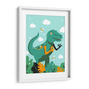 HOLA, NIÑO, DICE EL VELOCIRAPTOR - Najesi | Cuadro decorativo de Canvas Lab