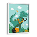 HOLA, NIÑO, DICE EL VELOCIRAPTOR - Najesi | Cuadro decorativo de Canvas Lab