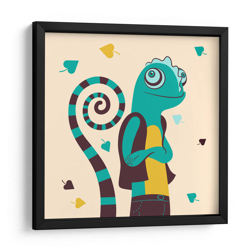 HOLA, NIÑO, DICE EL CAMALEÓN - Najesi | Cuadro decorativo de Canvas Lab